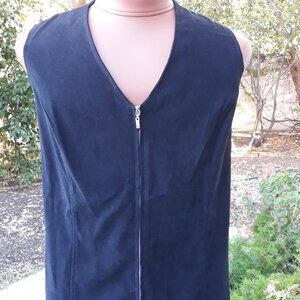 Notations Women's Vest Black Plus Size 1X